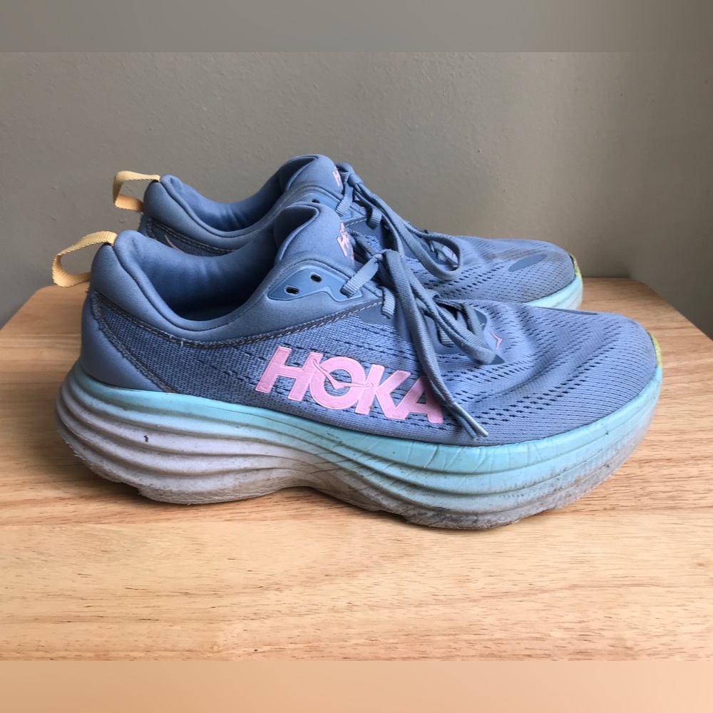 Hoka One One Bondi 8 Wide Running Shoes Womens Size: US 9D EUR 41